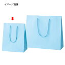 手提げ紙袋 カラークラフト袋 ブルー 20×12×25cm 10枚【 ラッピング用品 ラッピングシリーズ バレンタイン・イースター・入学 カラー手提げ紙袋 ブルー 】【メイチョー】