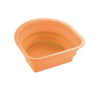 業務用 シリコン ウォッシュタブ「洗い桶」D型 ダークオレンジ