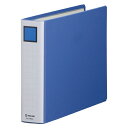 キングファイル スーパードッチ<脱・着>イージー ヨコ型・両開き 2484A 青 1冊 キングジム【 ファイル ケース パンチ式ファイル パイプ式ファイル 】【厨房館】