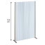 【まとめ買い10個セット品】 アコーディオンパーティション H150cm W90cm ブルーグレー 【メーカー直送/代金引換決済不可】【店舗備品 店舗インテリア 店舗改装】【厨房館】