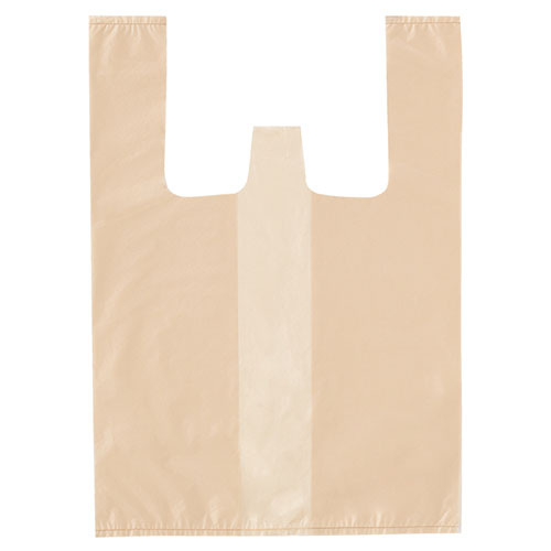 【まとめ買い10個セット品】弁当用レジ袋 ベージュ 25×35×横マチ20 2000枚 61-399-8-8 【 店舗什器 小物 ディスプレー ギフト ラッピング 包装紙 袋 消耗品 店舗備品 】【厨房館】