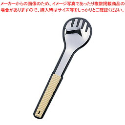 18-8味道楽 盛り付けフォーク 穴無 アイボリー【厨房用品 調理器具 料理道具 小物 作業 業務用】【厨房館】