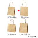 丸ひも ローコストタイプ 茶無地 20×9×24 300枚【店舗什器 小物 ディスプレー ギフト ラッピング 包装紙 袋 消耗品 店舗備品】【厨房館】