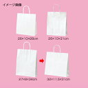 【まとめ買い10個セット品】 丸ひも ローコストタイプ 白無地 32×11.5×31 50枚【店舗什器 小物 ディスプレー ギフト ラッピング 包装紙 袋 消耗品 店舗備品】【厨房館】