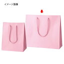 【まとめ買い10個セット品】 カラー手提げ紙袋 ピンク 33×10×29 10枚【店舗什器 小物 ディスプレー ギフト ラッピング 包装紙 袋 消耗品 店舗備品】【厨房館】