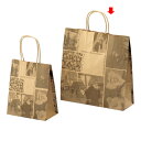 フォト 32×11×33 600枚【店舗備品 包装紙 ラッピング 袋 ディスプレー店舗】【厨房館】