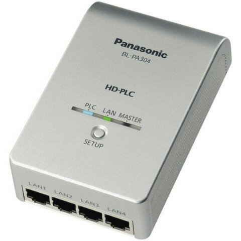 【送料無料】Panasonic/パナソニック PLCアダプター 増設用4ポートタイプ BL-PA304