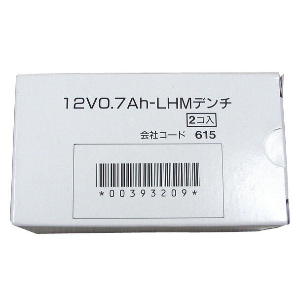 NTT 3分間バックアップ用バッテリー 12V0.7Ah-LHMデンチ 4コ...:meidentsu:10003283