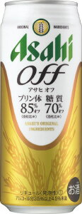 アサヒオフ500缶　1ケース24本入り　アサヒビールプリン体25％オフ　糖質70％オフ　2つのオフを実現したジャンルです