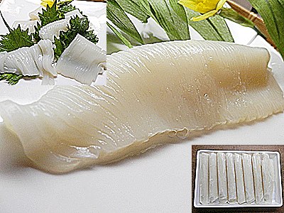 イカ 刺身 お造り いか するめいか 250g×1個 お試し用するめいか イカの刺身 を イカそうめん にしてもいかそうめん 送料込 価格 送料無料限定 楽天 通販 お土産 母の日 ギフト