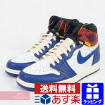 NIKE×UNION AIR JORDAN 1 RETRO HI NRG/UN BV1300-146 ナイキ×ユニオン エアジョーダン1 レトロハイ スニーカー ブルー サイズUS8.5(26.5cm) プレゼント ギフト