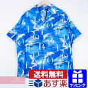 【SPセール】Dior×HAJIME SORAYAMA 2019SS Cotton Shirt 933C512A4630 ディオール×空山基 総柄オープンカラー半袖シャツ アロハシャツ ブルー サイズ38【200221】【新古品】【me04】【HW】