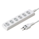 サンワサプライ 火災予防安全タップ TAP-TSH610N
