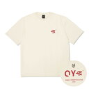 OY【オーワイ】ベーシックメタルロゴTシャツ/全5色【あす楽対応】【韓国 韓国ブランド 韓国ファッション トップス Tシャツ 半袖 ロゴ ユニセックス メンズ レディース 原宿 ストリート 白 黒 赤 青】