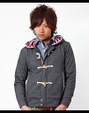 パーカー メンズ 長袖 長そで men's mens 【シャレ感と爽やかさで春オシャレを制する!!】フード裏デザイントグルボタンパーカー