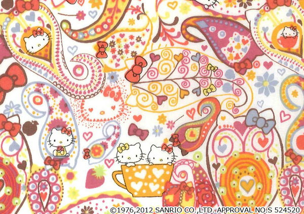 ハローキティ×リバティアートファブリック〜Season3〜＜Mark Hello Kitty＞(マー...:merci-fabric:10001839
