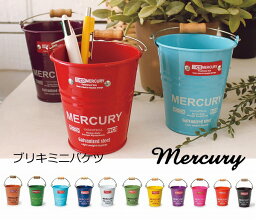 マーキュリー ミニ <strong>バケツ</strong> 9色　mercury <strong>バケツ</strong> ミニ ミニサイズ ミニチュア 持ち手 ばけつ ポット <strong>バケツ</strong> ブリキ おしゃれ かっこいい アンティーク キッチン リビング 雑貨 丸型 ナチュラル雑貨 ゴミ箱 ごみばこ <strong>アメリカン雑貨</strong>【ポイント10倍】