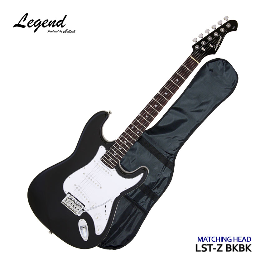 Legend エレキギター LST-Z BKBK ストラトタイプ 初心者向け 入門用...:merry-net:10017287