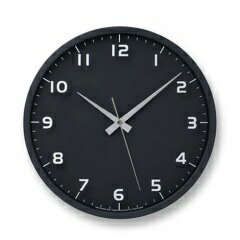 【ポイント10倍】Lemnos（レムノス）nine clock 電波時計 ブラック LC0…...:metrostyle:10006812