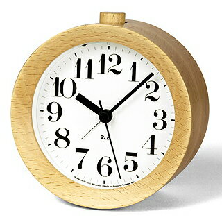 【送料無料】Lemnos（レムノス）RIKI ALARM CLOCK アラーム時計 ナチュラル WR09-15 NT