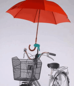 【メール便不可】どこでもさすべえ 商品代金10000円(税抜)以上で送料無料♪　傘　自転車　雨　台風　安全