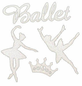 ڥߥ塼åեӥ󥰡MUSIC FOR LIVINGBallet Applique Х쥨åץꥱ 6