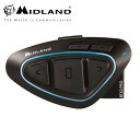 ★送料無料★ミッドランド BT X2 PRO Hi-Fi シングルマルチメディア インカム シングルパック MIDLAND