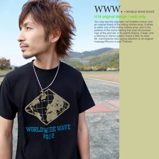 ★メール便OK♪【倉敷児島発/SS】WWW.〜WORLD WIDE WAVEmi-215.ネット限定Tシャツ10P123Aug12