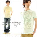 Tシャツ 半袖 メンズ ジャガード柄 フェイクレイヤードTシャツ 【FUNKY BASS ファンキーベース /LS】  【マラソン1207P10】