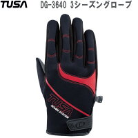 ダイビング グローブ TUSA ツサ DG-3640 男性向けスリーシーズングローブ レッドの画像