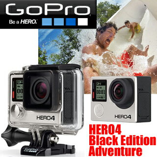 【あす楽対応】【GoPro(ゴープロ)】　HERO4　ブラックエディション　アドベンチャー…...:mic21:10032835