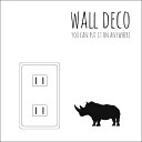 ウォールステッカー WALL DECO サイ アフリカ クロサイ 動物 サーカス スイッチ コンセント 小さい 人気 かわいい 面白い シルエット シール DIY デコレーション 転写 インテリア 剥がせる リフォーム アレンジ プレゼント 飾り付け インテリア 子供部屋 壁紙シール MIC
