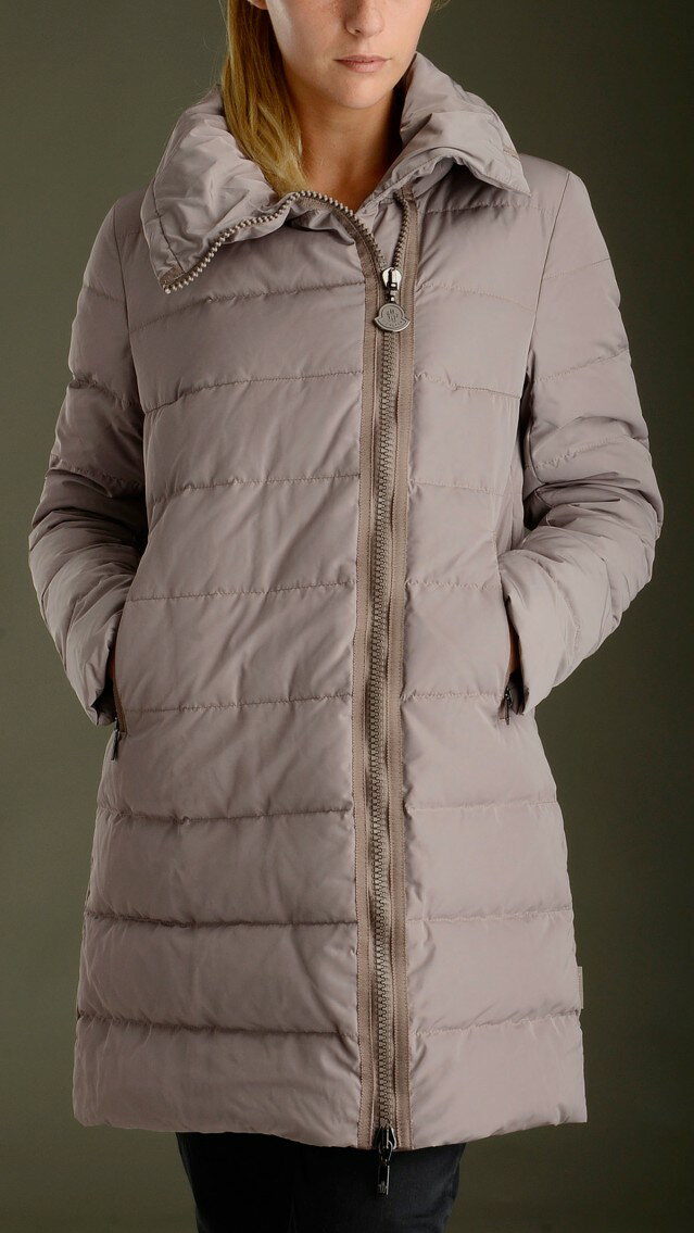 【送料無料】【MONCLER(モンクレール)GERBOISE(ジェルボワーズ)】【WOMEN'S(レディース)】【2014-2015年秋冬新作ダウンコート266(グレーベージュ系)】【サイズT4(女性L-XLサイズ)】【bady badia berre rille mokacine moka charpal hermine】