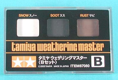 ウェザリングマスターBセット【タミヤ・87080】「鉄道模型 工具 TAMIYA」...:mid-9:10001607