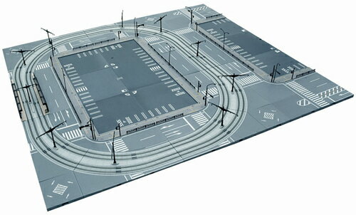 ユニトラム　路面軌道基本セット V50【KATO・40-800】「鉄道模型 Nゲージ カトー」