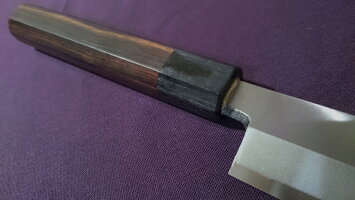 堺手打柳刃包丁青紙二号刺身包丁八角紫檀柄300mm