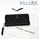 質屋 美品 マークジェイコブス 財布 ラウンドジップ ソフトショット M0015864 ブラック みいち質店