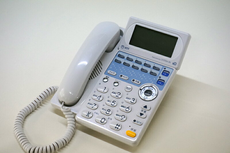 【中古】ビジネスフォン　NTT　BX標準電話機（白）BX−STEL−（1）（W）...:mikawa:10001699