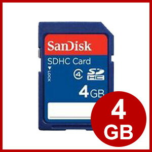 【SANDISK サンディスク】 SDカード 4GB class4 クラス4 SDHC 海…...:mikawa3r:10009172