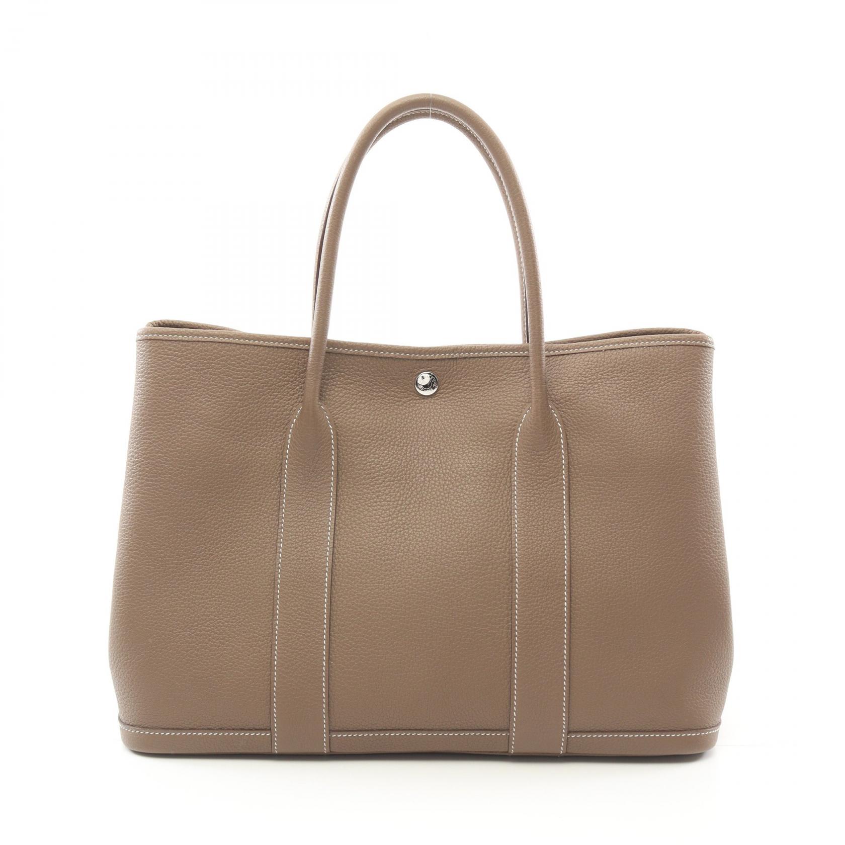 【最大4万円OFFクーポン対象】エルメス HERMES ガーデンパーティPM トートバッグ バッグ ネゴンダ ネゴンダ レディース ブラウン系 【中古】