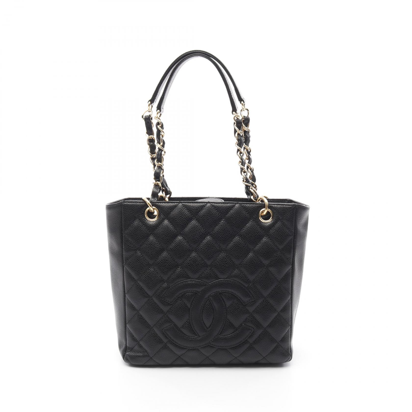 【8％OFFクーポン対象】シャネル CHANEL マトラッセ PST トートバッグ バッグ キャビアスキン(グレインドカーフ) レディース ブラック系 A20994 【中古】