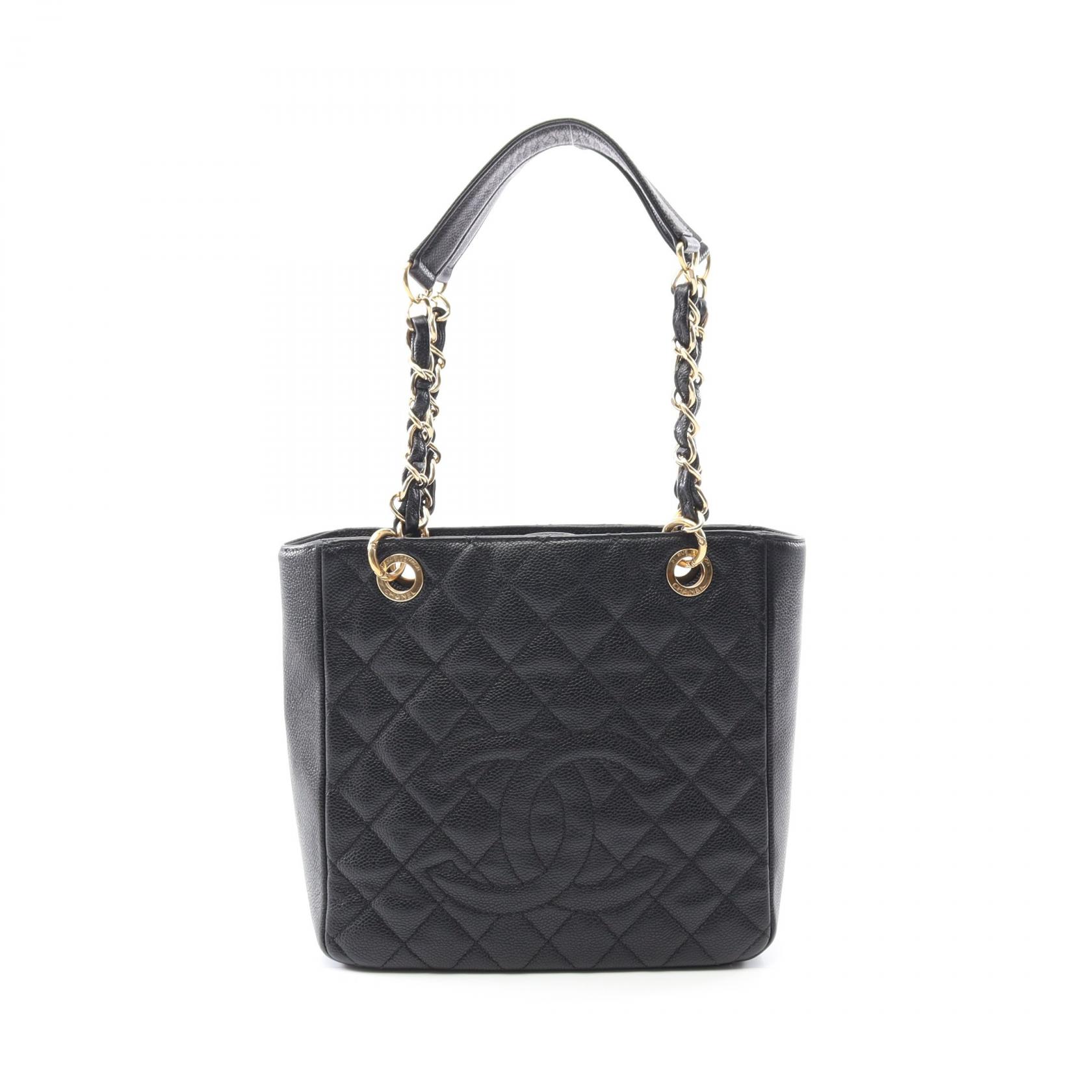 【8％OFFクーポン対象】シャネル CHANEL マトラッセ PST トートバッグ バッグ キャビアスキン(グレインドカーフ) レディース ブラック系 A50994 【中古】