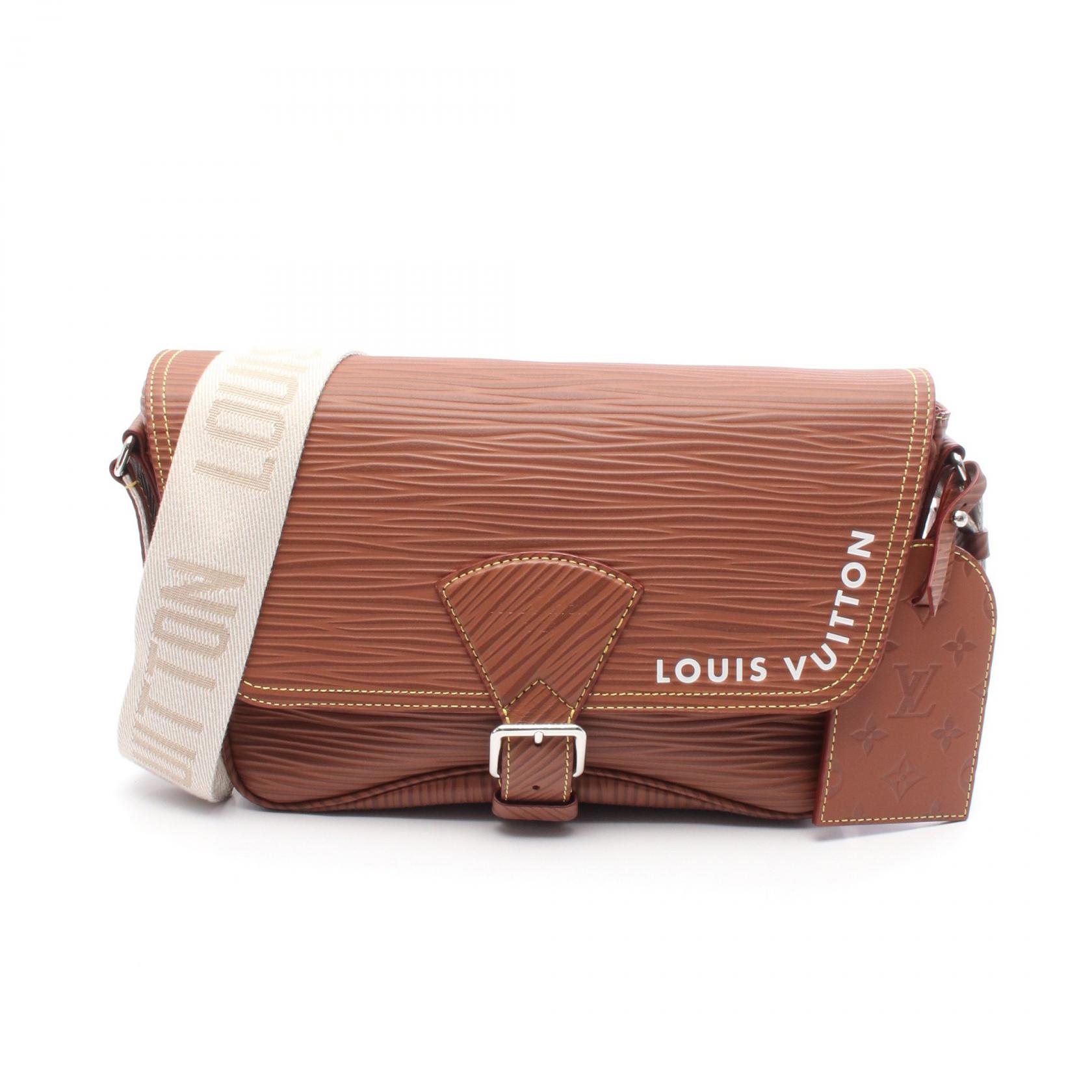 【8％OFFクーポン対象】ルイ・ヴィトン LOUIS VUITTON モンスリメッセンジャー エピXL ショルダーバッグ バッグ レザー メンズ レディース ブラウン系 M23097 【中古】