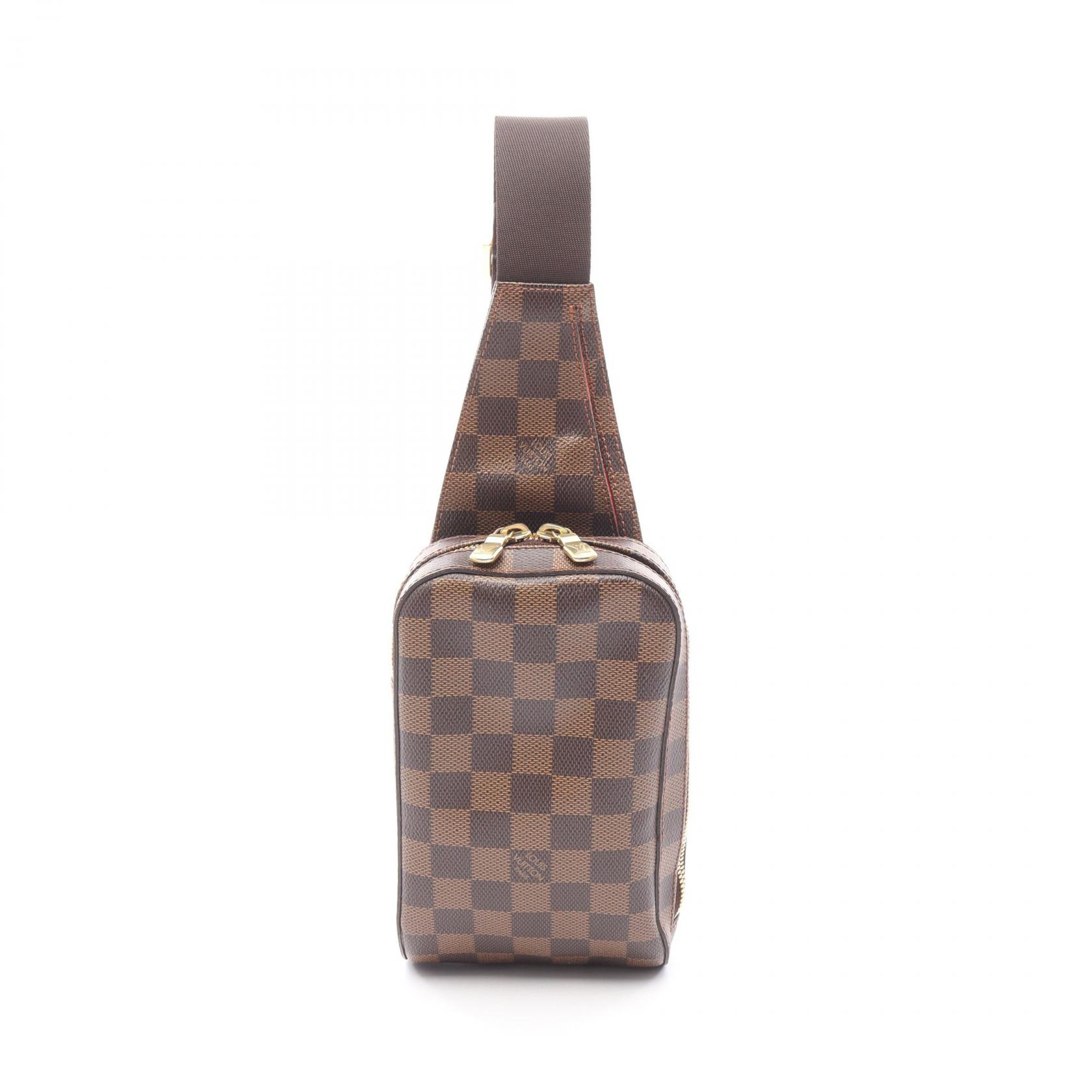 【最大4万円OFFクーポン対象】ルイ・ヴィトン LOUIS VUITTON ジェロニモス ウエストバッグ ボディバッグ バッグ PVCコーティングキャンバス ダミエ メンズ レディース ブラウン系 N51994 【中古】