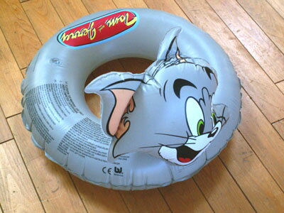 【Tom&Jerry トムとジェリー】 子供用 浮き輪 （トム：66cm）