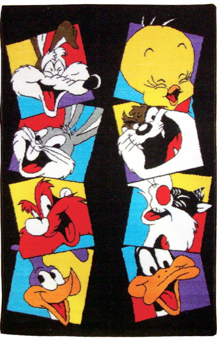 ◎【Looney Tunes ルーニーテューンズ】 ラグ・マット （78×118cm）