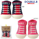 ダブルB★スニーカーみたいなベビーソックス(9-10cm)