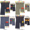 ☆ホットビスケッツ☆ スター&はたらく車♪スパッツ (80・90・100cm)【子供服のミキハウス(MIKI HOUSE)】【ホットビ/ブランド子供服】