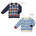 ミキハウス ホットビスケッツ mikihouse アーガイル...