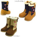 ミキハウス☆プチフラワー☆ショートブーツ(15cm-19cm)